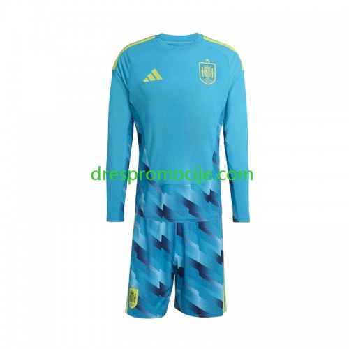 Španjolska Dres Golmanski Dječji Domaći Svjetsko prvenstvo 2026 Dugim Rukavima Španjolska Dres Golmanski Dječji Domaći Svjetsko prvenstvo 2026 Dugim Rukavima
